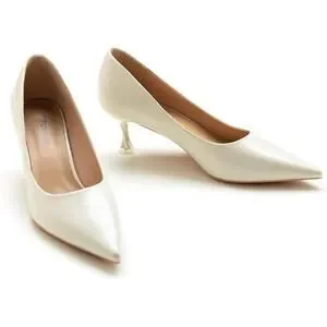 Shoes Cparavano Cream Kitten Heels Womens Designer